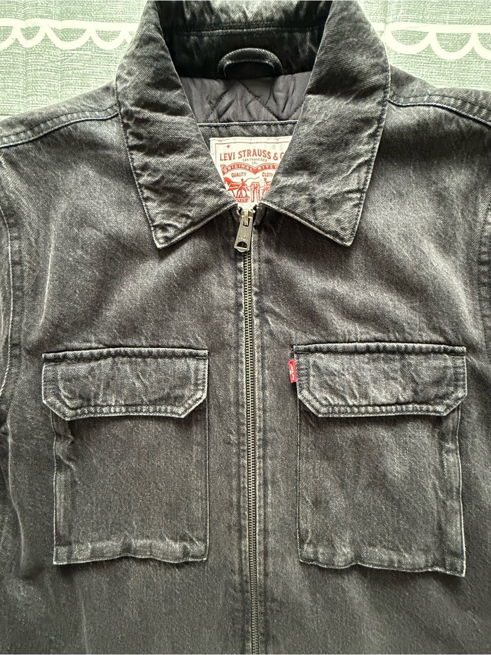 Levi’s Sales Sample Quilted Work Jacket – Men’s Medium - Picture 3 of 14